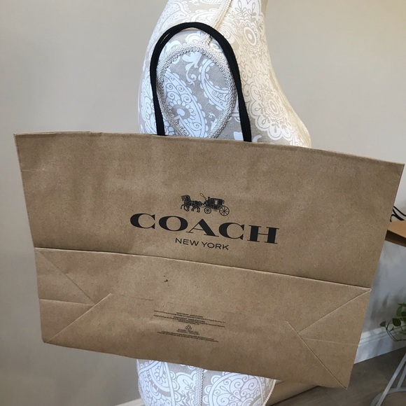 COACH ❤️🌟SALE🌟❤️ NWT Saddle Crossgrain Handbag - Picture 5 of 5